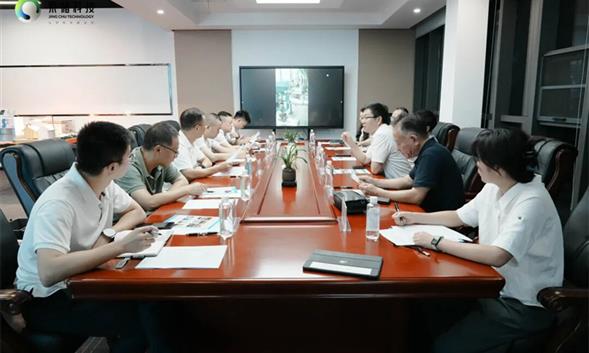 浙江省义乌市委常委朱建富一行考察京储科技，共同推进传统产业焕新升级