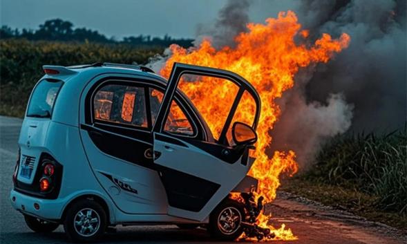 代步车燃烧老人徒手扑火？FAI汽车专用控火毯成 “新能源安全防护救命神器”！